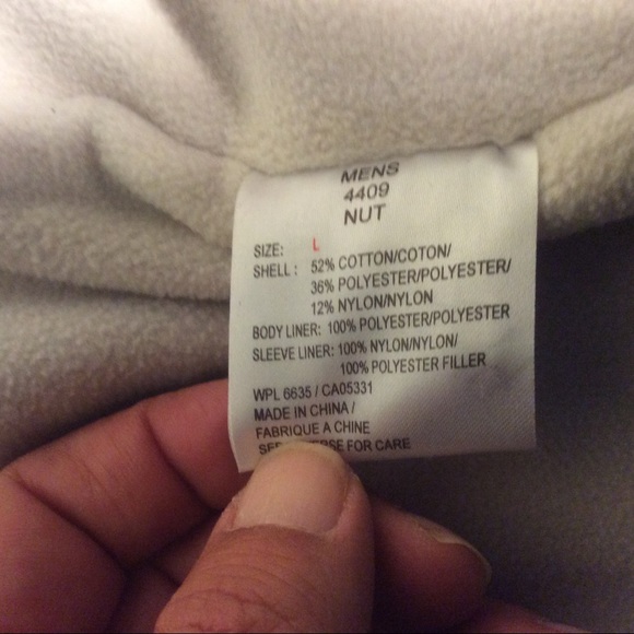 Woolrich Classic Mens fleece lined Jacket Size Large - Picture 10 of 13